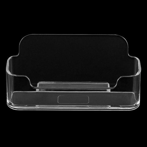 PINGEUI 36 Pack Business Card Holder Display for Desk, Clear Desktop Plastic Business Card Stand, Fits 30-50 Business Cards Acrylic Business Card Holder for Exhibition