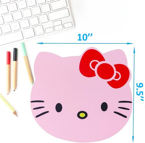 Hello Kitty Mouse Pad - Cute Kawaii Anime Design for Office Desk | Pink Computer Accessory for Women
