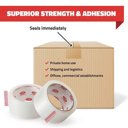 Simply Cool Packing Tape 18 Pack, Heavy Duty Packaging Tape for Shipping, Moving Boxes, Sealing, Mailing & Storage – Strong 1.88” Wide x 60 Yards Per Refill Roll