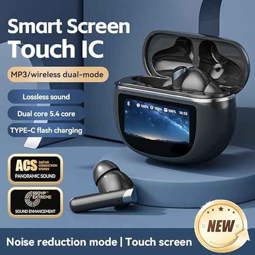 AI Real-Time Translation Earbuds,Wireless Earbuds,144 Languages Ear Buds,Two-Way Translator Earbuds, Bluetooth Headphones, Ear pods Wireless,HD Sound Translating Earbuds for Travel, Business