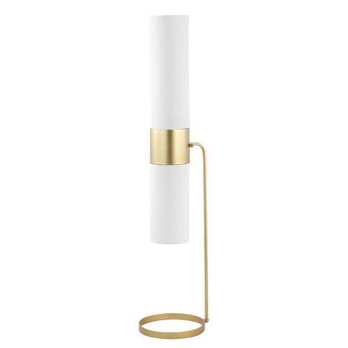 SAFAVIEH Lighting Collection Fierro Modern Gold 55-inch Floor Lamp (LED Bulbs Included)