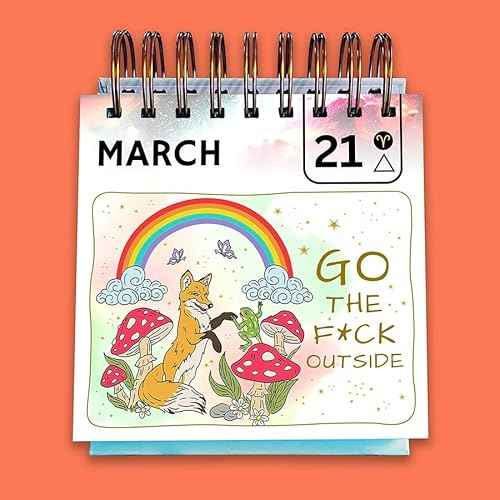 Sweet-A** Affirmations¢ç Perpetual Desk Flip Calendar for 2025 and Beyond, 365 Days of Motivation for Your Creative Magical Mind by Rage Create