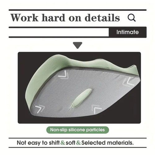 ORGEFY One Office Chair Cushion - Ergonomic Hip Support Hemorrhoids Decompression Chair Pad, Memory Foam Seat CushionSuitable,Everlasting Comfort Seat Cushion,for Office Chairs and Cars