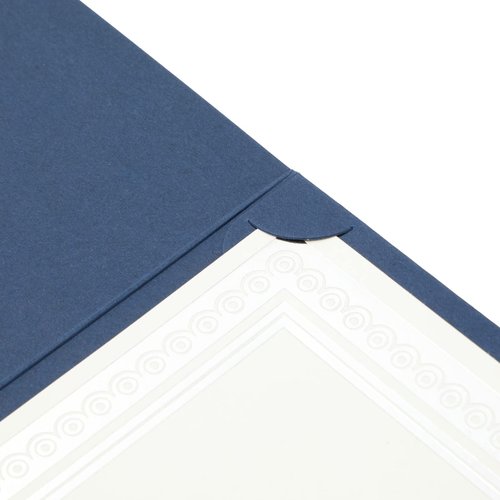BLUE PANDA 24-Pack Navy Blue Award Certificate Holders - Bulk Certificate Holders for Graduation, Diploma, Employee Appreciation, Certifications (fits 8.5x11)