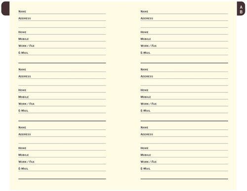 Butterflies Address Book