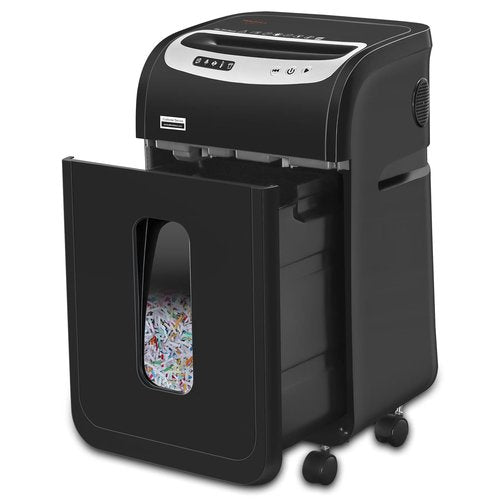 VidaTeco Paper Shredder for Home Office Heavy Duty with 60 Mins Running with US Patented Cutter,Shred CD/Card with Extra Large Bin,AUTO Jam Proof(ETL) (20-Sheet Cross Cut)