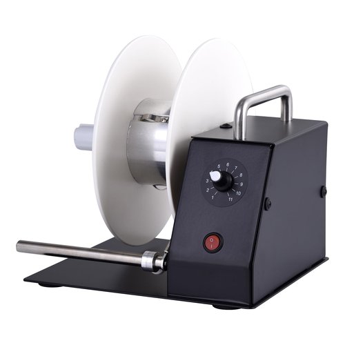 Automatic Label Rewinder Machine | 110V Label Rewinding Machine - 180mm Label Applicator, Unidirectional Rewinding, Synchronizes with Printer
