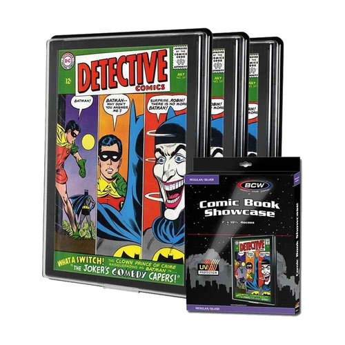 BCW Comic Frame with UV Protection | Display Case Showcase | Silver Age, 3 Pack
