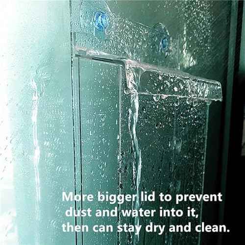 Waterproof Flyer Holder with Clear View - Outdoor Brochure Holder and Permit Box, includes double-sided tape, screws, zip ties, suction cups, Perfect for rIndoor and Outdoor Use (4 x 9 - Pack of 2)