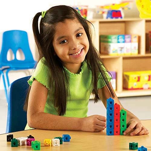 Learning Resources Snap Cubes, Classroom Snap Cube Set, Math Manipulative, Early Math Skills, Set of 1000, Ages 5+