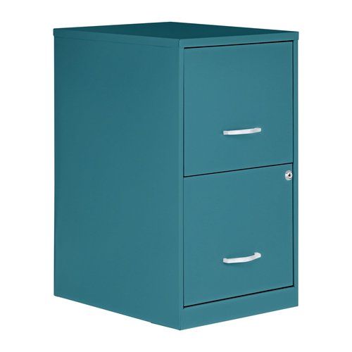 NuSparc 2 Drawer Locking Filing Cabinet | Pre-Assembled Steel Construction | Space-Saving Design is Perfect for Home and Small Office | Letter-Size | Assembled in North America