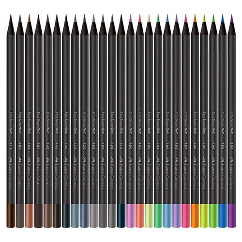 Faber-Castell Colored Pencils, Supersoft EcoPencil, 1207100SOFT, 100 Colors