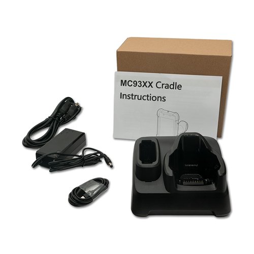 Charger for Zebra MC9300 MC9400 MC93 MC930B MC930P Scanner, 1-Slot USB Charging Cradle with Spare Battery Charger, CRD-MC93-2SUCHG-01,Power Adapter Included