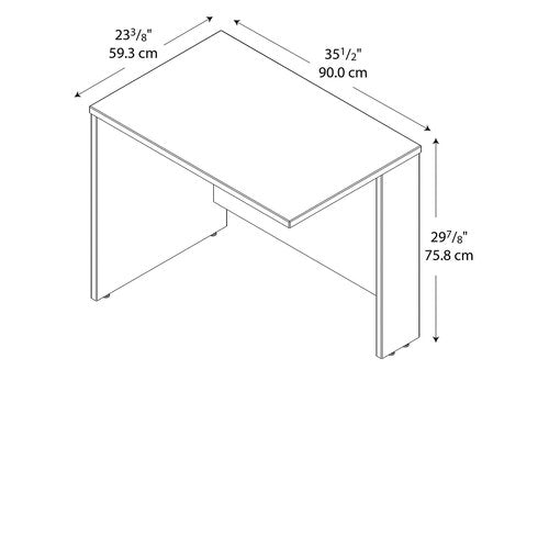 Bush Business Furniture Series C Collection 36W Return Bridge in Hansen Cherry