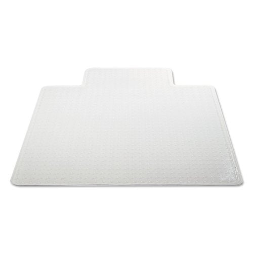 Alera Studded Chair Mat for Flat Pile Carpet, 36" x 48", with Lip, Clear