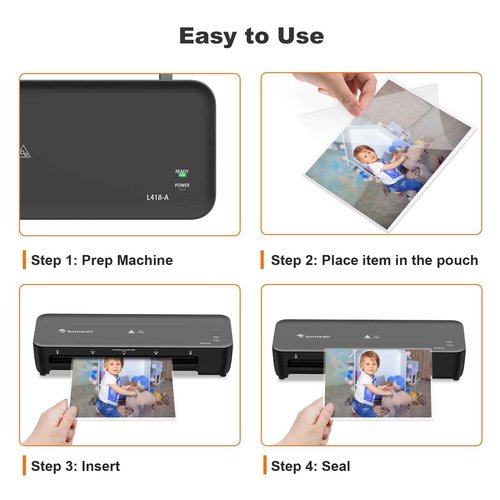 Bonsaii Laminating Sheets, 400 PCS 3mil Thermal Laminating Pouches, 9 x 11.5 inches, Letter Size, Clear and Durable, Suitable for Multiple Fields of Use-LP400