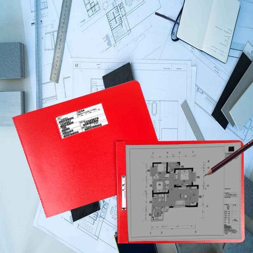 ESKEAR Fiberboard Binder,Sheet Size 8.5 x 11 Inches with Metal Prong Top Fastener with Compressor 2.75 Inch Centers, 2 Inch Capacity for Pressboard Report Cover,12 per Box (Red)