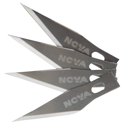 120 pack #11 Hobby Blade Refill, Exact-To Knife Steel Replacement Blades with storage box for Crafts, Hobbies, Scrap booking, Stencil, Precision Art, Architecture Modeling