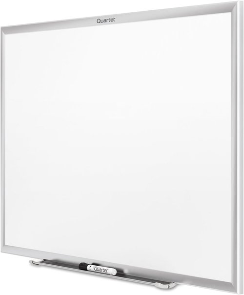 Quartet Magnetic Dry Erase Whiteboard - 96"W x 48"H, Nano-Clean Surface, Silver Aluminum Frame