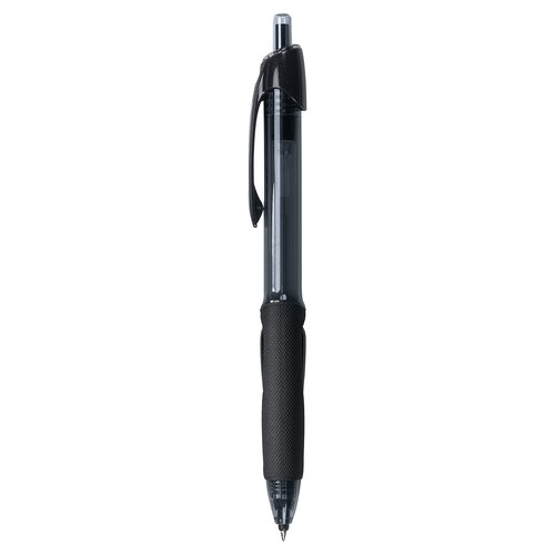 Uniball PowerTank RT Black and Blue Pens 12 Pack 1.0mm Bold Ballpoint Retractable Bulk Office Supplies Colored Pens Fine Point Smooth Writing