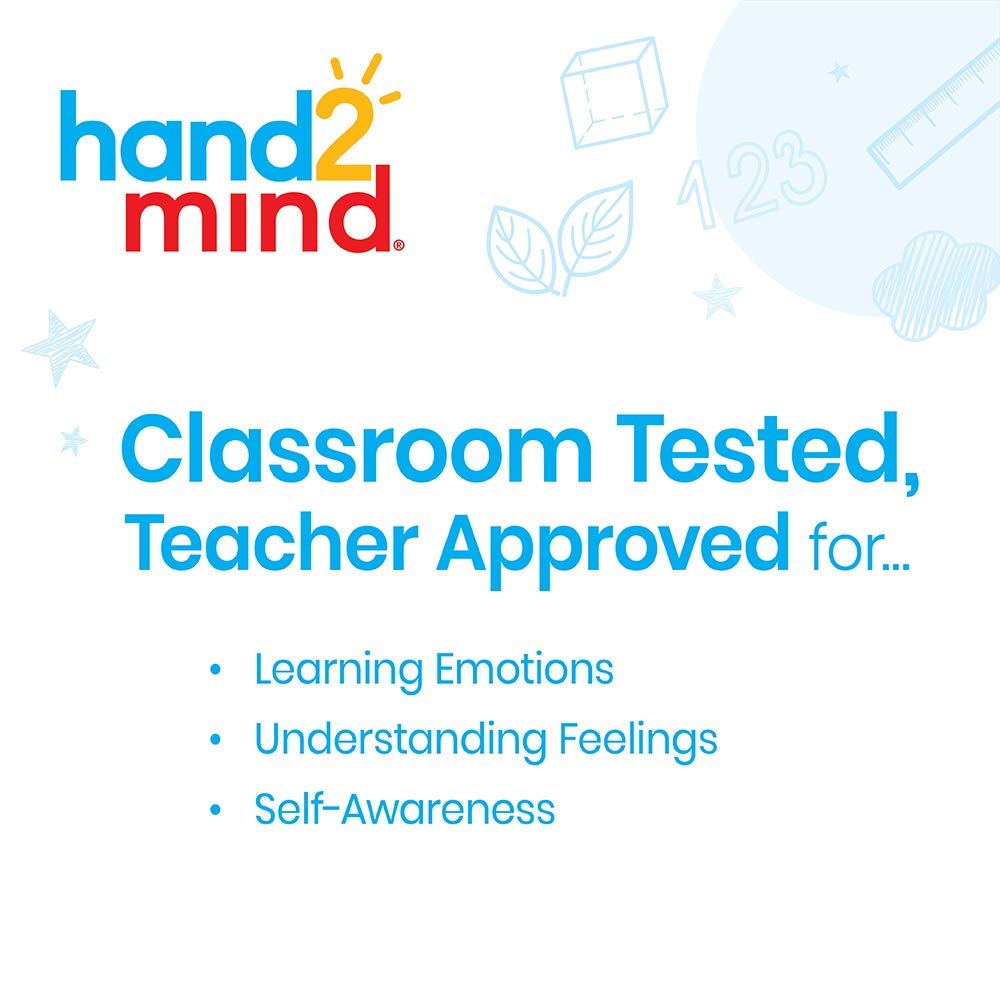 hand2mind See My Feelings Mirror, Play Therapy Toys, Mindfulness for Kids, Emotional Regulation for Kids, Social Emotional Learning Activities, Calm Down Corner Supplies, Calming Corner (Set of 1)