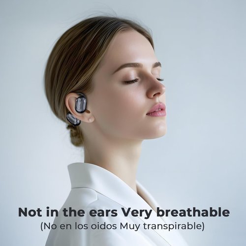 ERAZER XP2 AI Language Translation Earbuds, 4-in-1 Real Time Language Translator Earbuds 135 Languages Open Wireless Bluetooth Translator Earbuds, Translation Device for Travel Erabuds