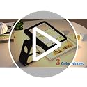Haotor Black Rechargeable 30X Magnifying Glass with Folding Stand & LED Light