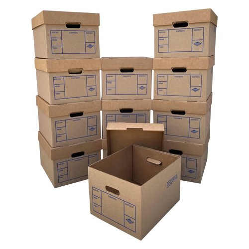 Uboxes File Storage Boxes 12 Pack 200# Strength