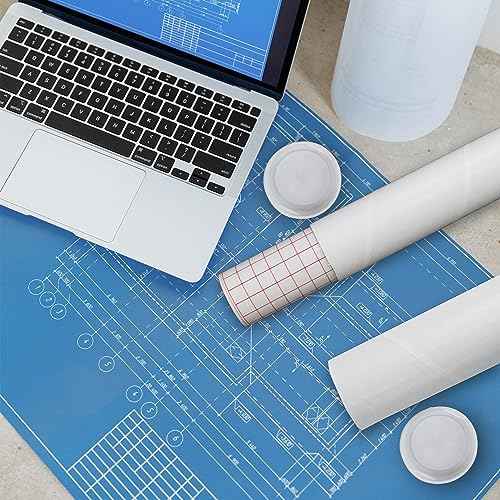 MagicWater Supply Mailing Tube - 3 in x 12 in - White - 10 Pack - for Shipping and Storage of Posters, Arts, Crafts, and Documents