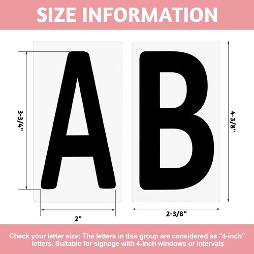 Resurhang 78 Pcs Replacement Letters for White Message Board Sidewalk Signs Outdoor Plastic Changeable Letters for Yard Signs with 4 Inch Tracks, 3 of Each A to Z Black on White Background