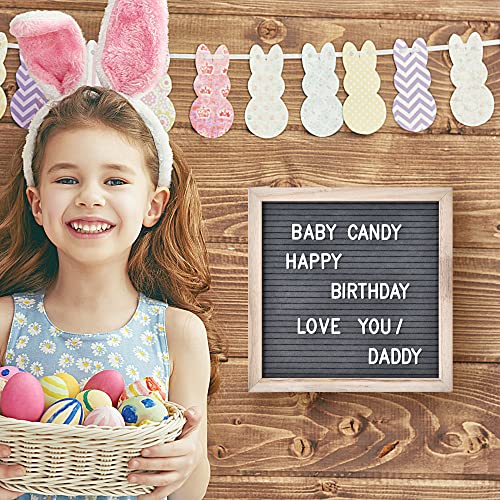 Veskaoty 3/4 Inch White Felt Letter Board Refill Kit - 294 Pcs for Messages
