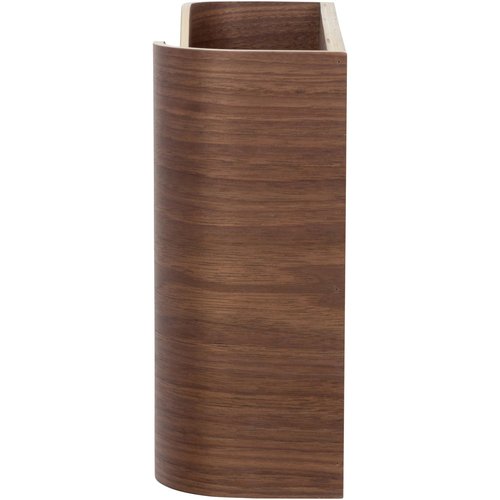 waveply Wood Wall Mounted Document Holder. Office File Organizer. Hallway Mail Organizer. Folder Rack. Magazine Storage Caddy (Walnut)