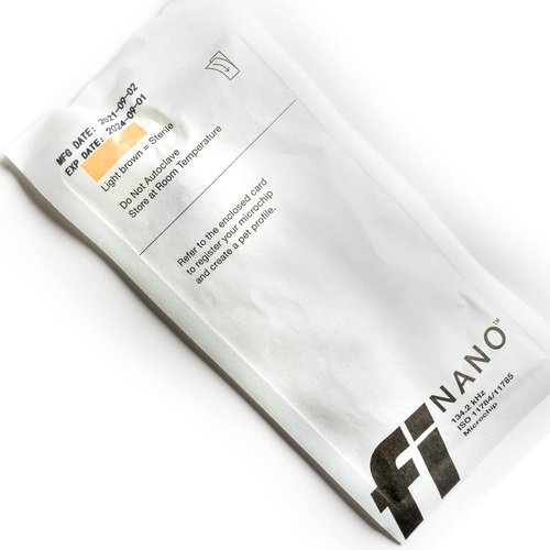 Fi Nano Microchip for Dogs - 1-Pack with Free Lifetime Registration - Universally Scannable, Small Size