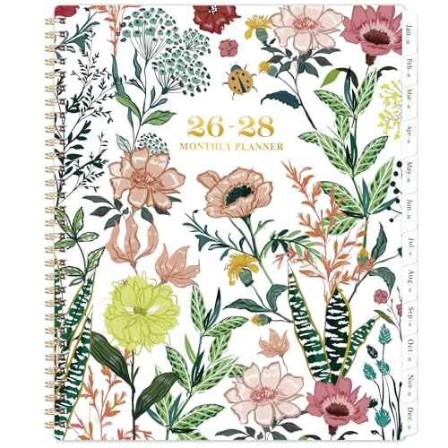 2026-2028 Monthly Planner/Calendar - 3 Year Monthly Planner 2026-2028, Jan. 2026 - Dec. 2028, 9" ¡¿ 11" Calendar Planner 36-Month with Tabs, Twin-Wire Binding, Two-Side Pocket, Celebrity Quotes £¦ Notes