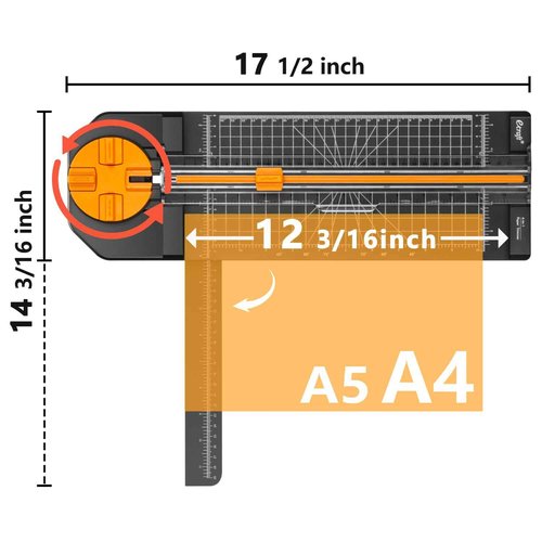 Ecraft 4-in-1 Paper Cutter & Straight Paper Cutter Blade