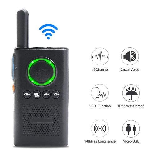 CallToU Caregiver Pager Wireless Alert Button Home Intercom System Long Range 2 Way Radio for Elderly/Patient/Pregnant/Home/Office
