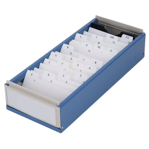 Business Card Holder Case, Index Card Holder A to Z Tabs Hold 800 Business Cards, Office Supplies Filing With High Transparent Lid, Business Card Organizer (Cocoarme0zd3yfovt-11)