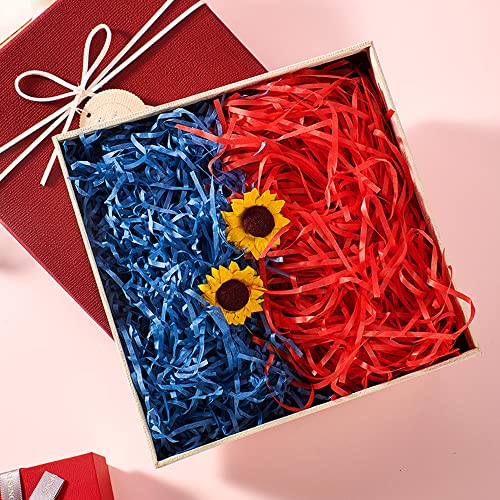 Raffia Paper Shreds, 300g Shredded for Gift Box, Crinkle Cut Shred