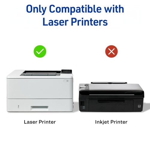 Avery Waterproof Sticker Labels for Printer - 1" x 2-5/8" Mailing Labels, Ultrahold Permanent Adhesive, Laser Printers, 1,500 Printable Avery Address Label Sheets (5520)
