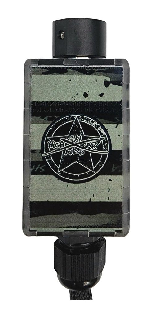 SHCA Mid Printed Flag Bass Knob (Gray/Black)
