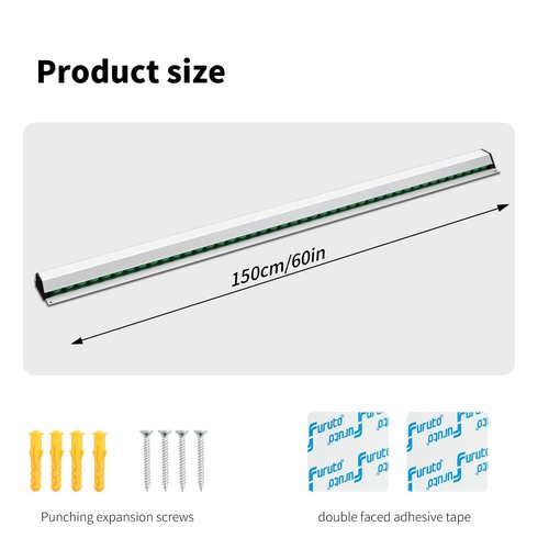 Irenare Ticket Holder - 60 Inch, 2 Pcs Restaurant Order Display Rack