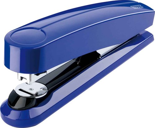 Novus B5fc Flat Clinch Stapler, 50 Sheet Capacity, Dual Staple Guide, German Engineered, Staple|Pin|Tack, Steel Drive, 25 Year Warranty, Blue (020-1480)