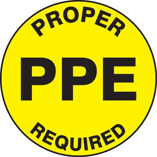 Accuform VPL903 LED Sign Projector, Proper PPE Required, Projector W/Lens