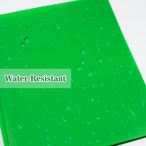 EEHZTSI 12-Pack Plastic Folders with Pockets and Prongs,2-Pocket Folders with 3 Fasteners, Poly Folders Holds 8-1/2" x 11" Paper for School/Office/Home, Green