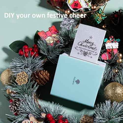 Phomemo Mini Sticker Printer- Mini Printer Sticker Maker Machine M02, Print Pods Suitable for Creative DIY, Diaries, Study Notes, Labels, Gifts, Portable Thermal Printer for School/Home/Office