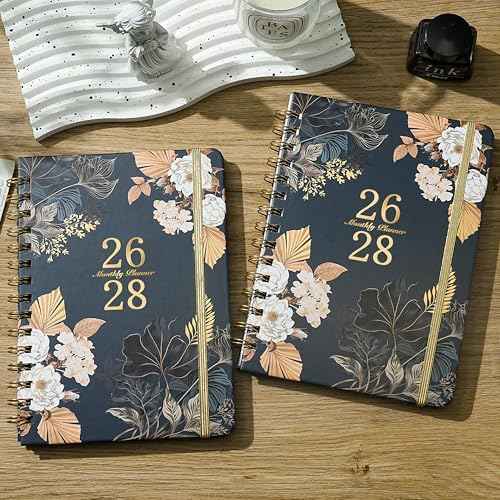 2026-2028 Monthly Planner/Calendar - 3 Year Monthly Planner 2026-2028, January 2026 - December 2028, 6.3" x8.4", 3 Year Calendar 2026-2027-2028 with Tabs, Hardcover, Inner Pocket