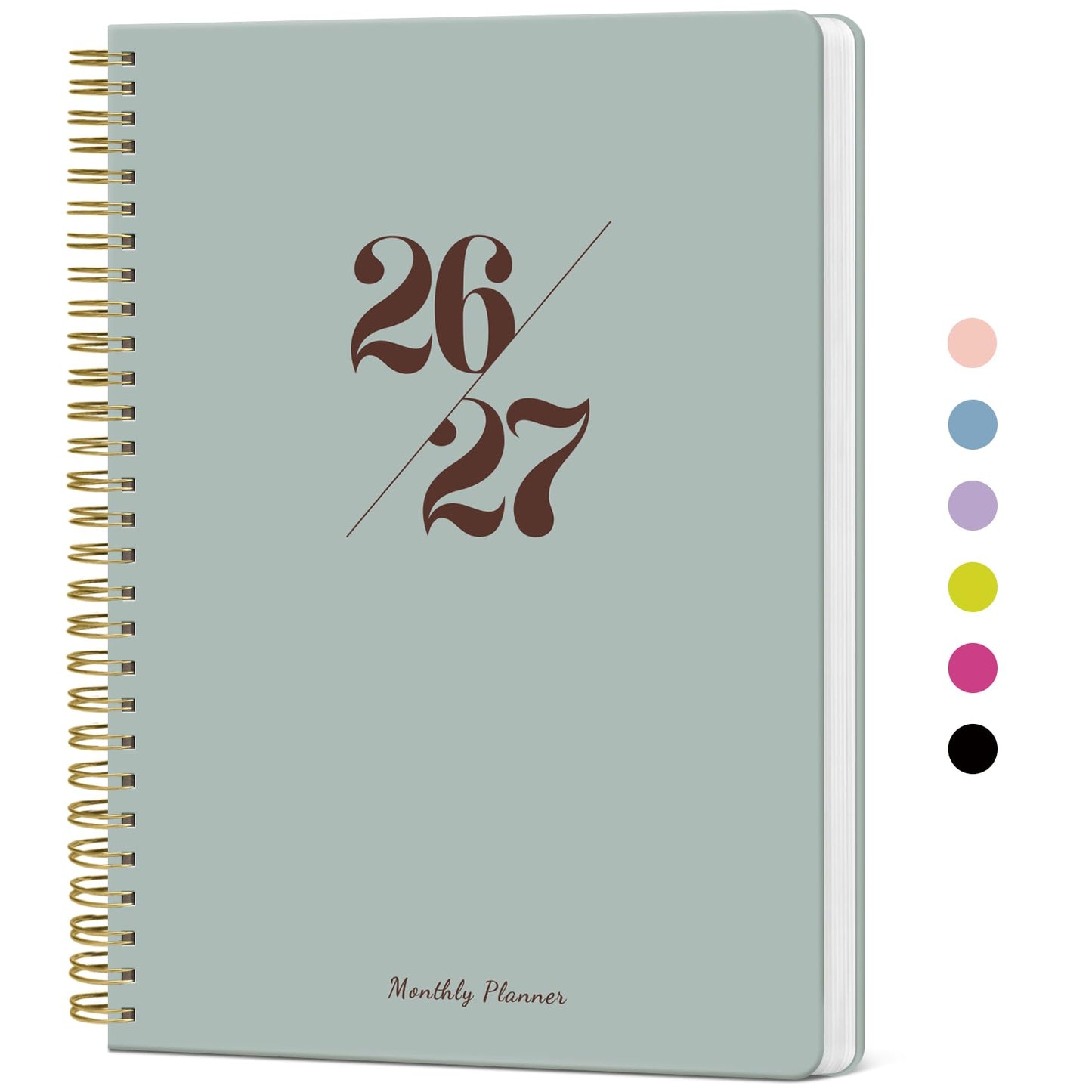 Monthly Planner 2026-2027, 18 Months Calendar Planner 2026-2027, Runs from July 2026 - December 2027, 7" x 10", Perfect for School Office Home Planning - Dusty Blue
