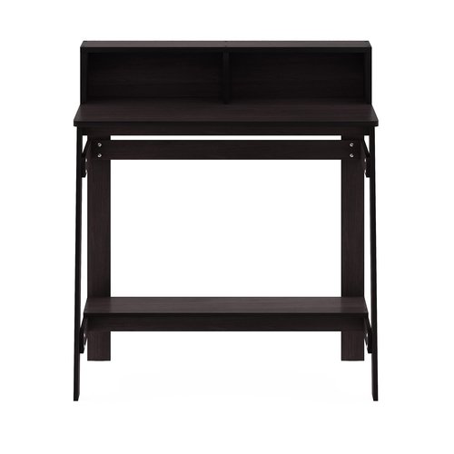 Furinno Simplistic A Frame Computer Desk, Dark Walnut