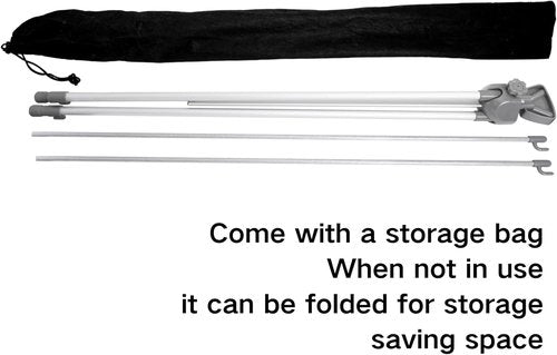 Adjustable X Banner Stand by [Brand Name] - Retractable Display Holder 23x63 to 32x71 Inch | Portable Travel Bag Included