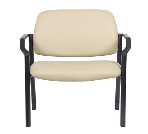 Boss Office Products Guest Chair 500 lb. Weight Capacity in Beige